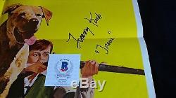 OLD YELLER Original R79 Movie Poster 27x41 Signed by Tommy Kirk with COA #Disney