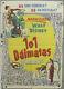 On99 101 Dalmatians Walt Disney Orig 1sh Poster Spain