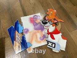 Oliver & Company Disney Movie Theater Prop Standee 3 Dimensional NEW Unassembled