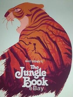 Olly Moss The Jungle Book Mondo movie poster Walt Disney Rare & Incredible