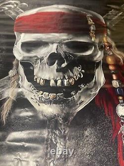 On Stranger Tides Banner Double Sided? Pirates Of The Caribbean Disney 7ftx6ft