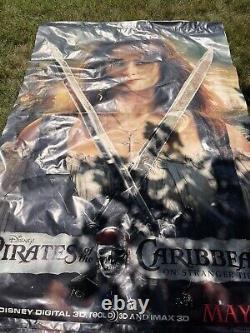 On Stranger Tides Banner Double Sided Pirates Of The Caribbean Disney 7ftx6ft