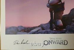 Onward Disney Pixar Lithograph Limited Edition Promo Signed Oscar Nom