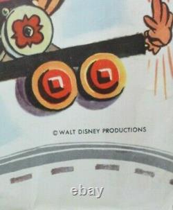 Original 1941 Walt Disney's Movie Dumbo, Festoon Poster. From 1941 Press Kit
