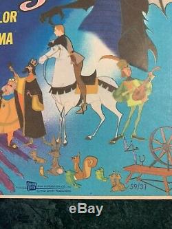 Original 1959 Sleeping Beauty Disney Movie Window Card Movie Poster