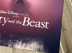 Original Disney BEAUTY AND THE BEAST 1991 Numbered DS Theatrical Poster 27 x 40