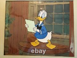 Original WALT DISNEY Donald Duck Celluloid Drawing 1960s