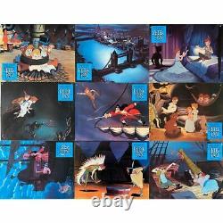 PETER PAN Lobby Cards x9 9x12 in. 1953/R1977 Walt Disney, Bobby Driscoll