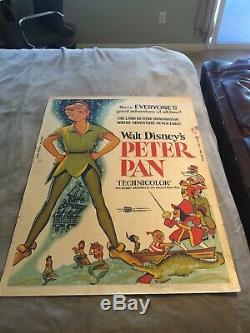 PETER PAN MOVIE POSTER 30x40 Inch DISNEY ANIMATION