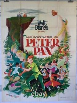 PETER PAN (RR1960) WALT DISNEY NICE POSTER 47x63