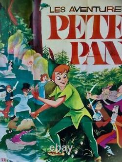 PETER PAN (RR1960) WALT DISNEY NICE POSTER 47x63