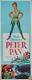 Peter Pan Us Insert Movie Poster 14x36 R69 Walt Disney