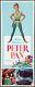 Peter Pan Us Insert Movie Poster 14x36 R69 Walt Disney Mint