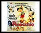 Pinocchio Walt Disney 6x6 Ft Giant Billboard Original Movie Poster 1940
