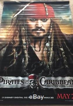 PIRATES OF THE CARIBBEAN Banner SET OF TWO 6x9 FT VINYL POSTER DISNEY RARE