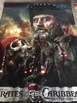 PIRATES OF THE CARIBBEAN Banner SET OF TWO 6x9 FT VINYL POSTER DISNEY RARE