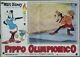 Px48 Goofy The Olympic Champ Walt Disney Olympic Games Set 4 Orig Poster Italy
