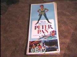 Peter Pan'69 14x36 Movie Poster Disney Great