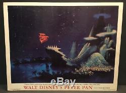 Peter Pan Original 1953 Movie Lobby Cards Disney Captain Hook and Wendy