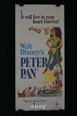 Peter Pan Walt Disney 1953 Vintage Original Rare Daybill $2750