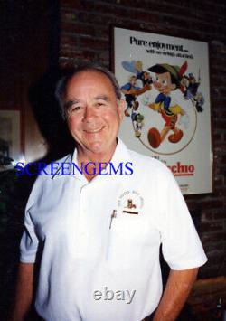 Pinocchio RARE Walt Disney poster signed voice star Dick Jones To Steve RARE