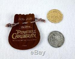 Pirates of Caribbean Original Movie Film Prop Coins Rare HTF Disney POTC