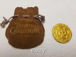 Pirates of the Caribbean Disney Movie Collectible Prop Coin With Bag Vintage