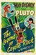 Pluto In The Legend Of Coyote Rock (1945) One Sheet Disney Cartoon Poster