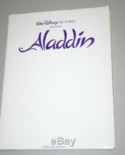 Press Kit Aladdin Disney 1992 Robin Williams