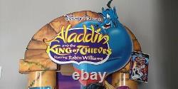 RARE Aladdin Movie Standee Display Large 6' Walt Disney Robin Williams 1996