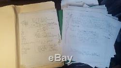 RARE Huge Lot Disney LION KING II Hand Written Production Notes Scripts and More