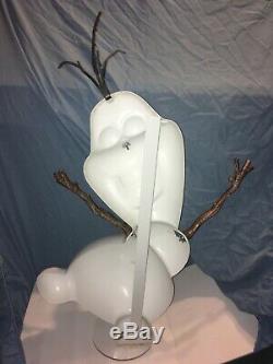 RARE OLAF Disney Store Display FROZEN promotional display piece of OLAF