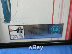 RIAA Certified Platinum SALES Award Walt Disney Records The LIZZIE McGuire Movie