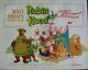 Robin Hood Half Sheet Movie Poster 22x28 Walt Disney 1973 Rolled