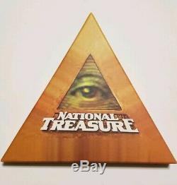 Rare 2004 National Treasure Movie Promo Wallet Nicolas Cage Disney Masonic Eye