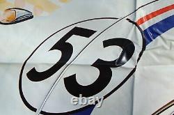 Rare Disney Advertising Movie Billboard Sign Herbie 53 Fully Loaded Vw Bug 5x12