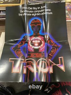 Rare Disney TRON Publisher Press Kit Poster Sci Fi Fantasy Prototype Jacket Art