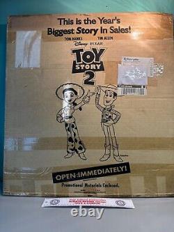Rare Sealed Disney Toy Story 2 Promotional Store Display Standee Inv-1916