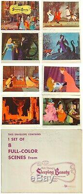 Rare Unused 1st Release Set Of Lobby Cards From Disney's Sleeping Beauty (1959)