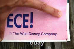 Rare WALT DISNEY'S FANTASIA Original Video Store Light Box Display Movie Poster
