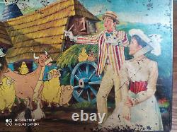 Rare old Eagle brand Walt disney Marry Poppins movie advertising lunch box