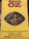 Return To Oz Rare Uk Press Kit Oz, Un Mundo Walt Disney