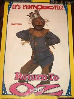 Return to oz U. K. Promo posters set of 4 Tik-Tok Billina Jack & Scarecrow