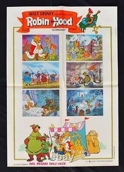Robin Hood Walt Disney Reitherman Little Fox Manifesto 1 1974 Edition S12