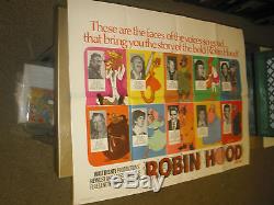 Robin Hood /orig. British Quad Movie Poster (walt Disney)