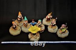 Ron Lee Snow White & The Seven Dwarfs 8 Piece's Disney Signed Limited RARE 1999