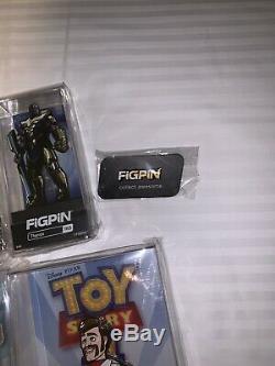 SDCC 2019 EXCLUSIVE FigPin Lot Of 8 + Extra Pin DBZ, DC, Marvel, Disney COMPLETE