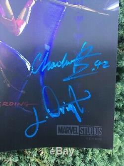 SDCC Comic Con Black Panther Signed Promo Poster Disney Marvel Autographed Cast