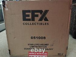 SEALED Chris Pratt Signed EFX Marvel Star-Lord 11 Helmet LE Artist Proof NIB