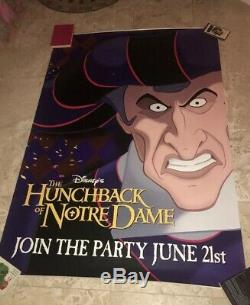 SET Of 5 Huge 1996 Disney Hunchback Promo Poster 4 X 6 Feet 48 X 70 Lot Rare Htf